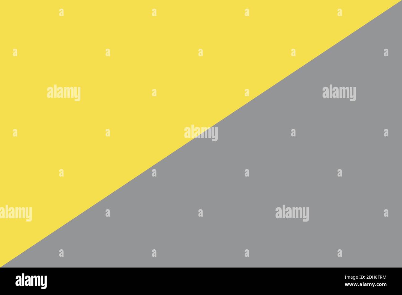 Colore trendy 2021 sfondo di carta grigio e giallo Illustrazione Vettoriale