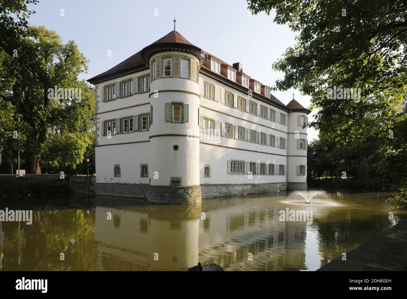 Il castello ormeggiato nella città di Bad Rappenau, Baden-WÃ¼rttemberg, Germania Foto Stock