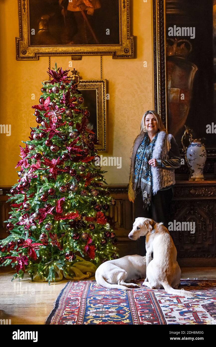 Natale a Downtow Abbey Foto Stock