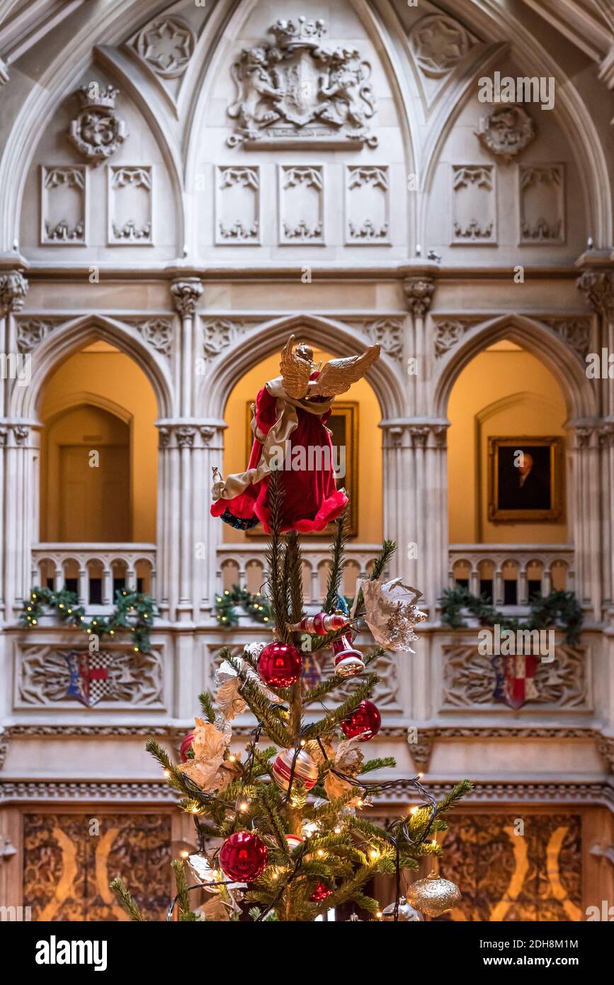 Natale a Downtow Abbey Foto Stock