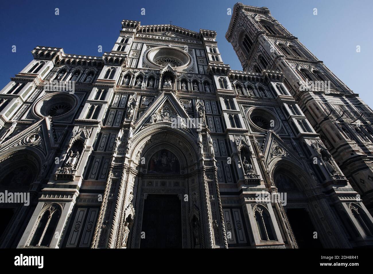 ITALIA / Toscana/Firenze/Santa Maria del Fiore e Campanile di Giotto Foto Stock