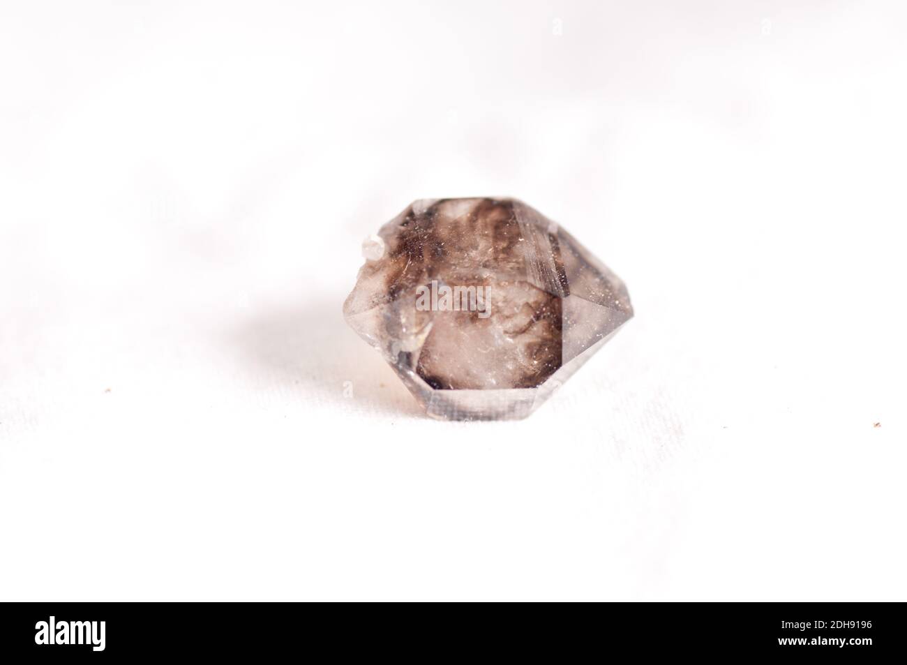 Quarzo fumè cristallo campione minerale utilizzato per la gioielleria o di fabbricazione Foto Stock
