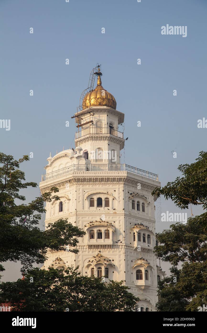 India Punjab, Amritsar e l'Harmandir Sahib, noto come il Tempio d'Oro Foto Stock