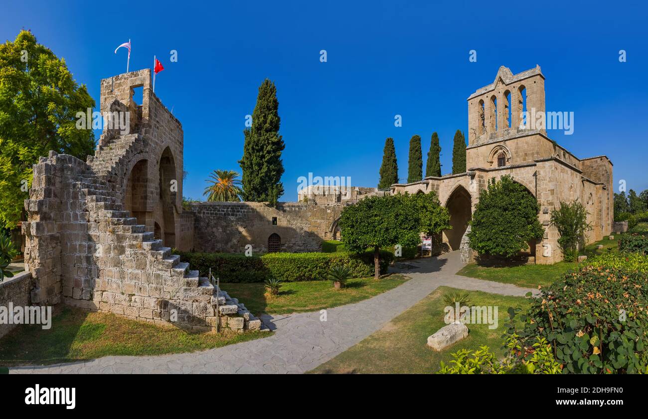 Abbazia di Bellapais monastero - Kyrenia (Girne) Cipro del Nord Foto Stock