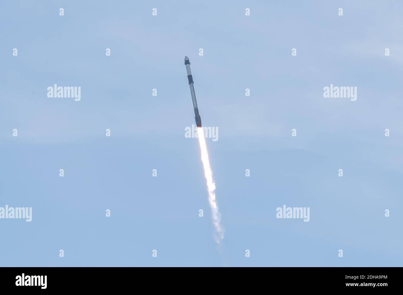 SpaceX Falcon 9 lancio a razzo da Cape Canaveral, Florida Foto Stock