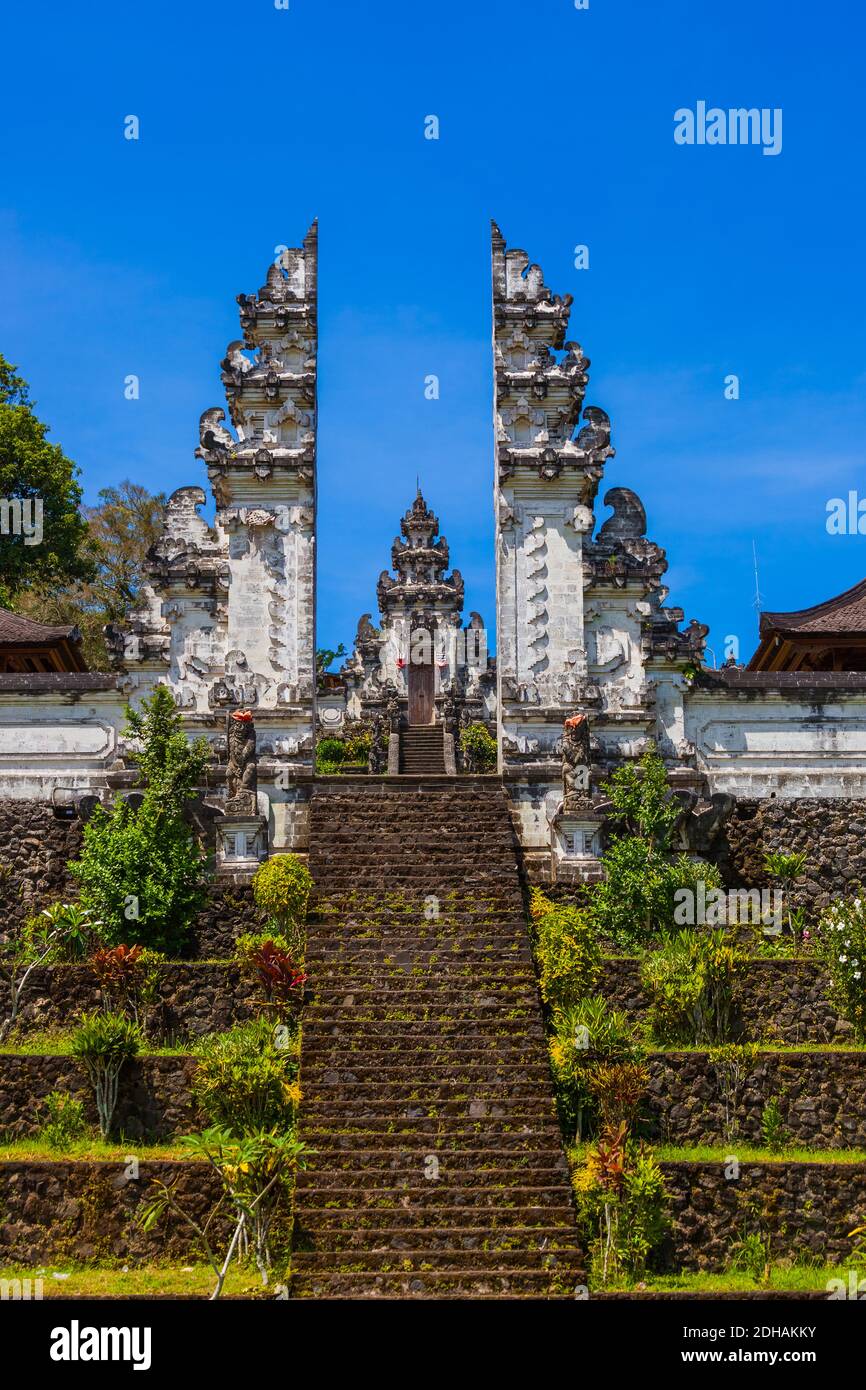 Tempio Lempuyang - isola di Bali Indonesia Foto Stock