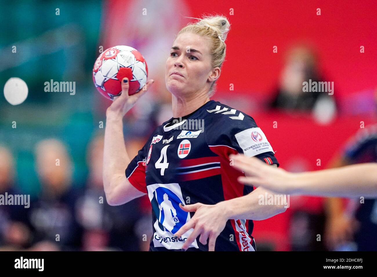 KOLDING, DANIMARCA - DICEMBRE 10: Veronica Egebakken Kristiansen di Norvegia durante la partita femminile EHF Euro 2020 tra Paesi Bassi e Norvegia a Sydb Foto Stock