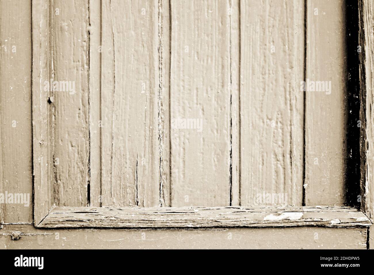 Cornice in legno in color champagne a vela Foto Stock