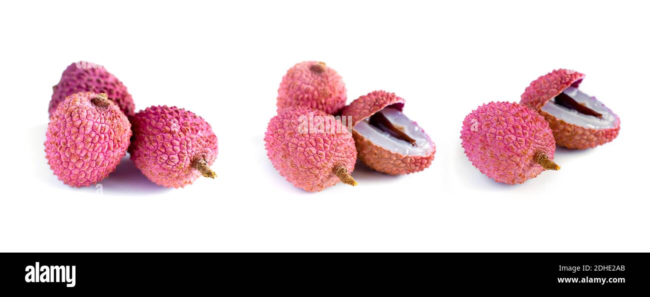 Set Lichi Foto Stock