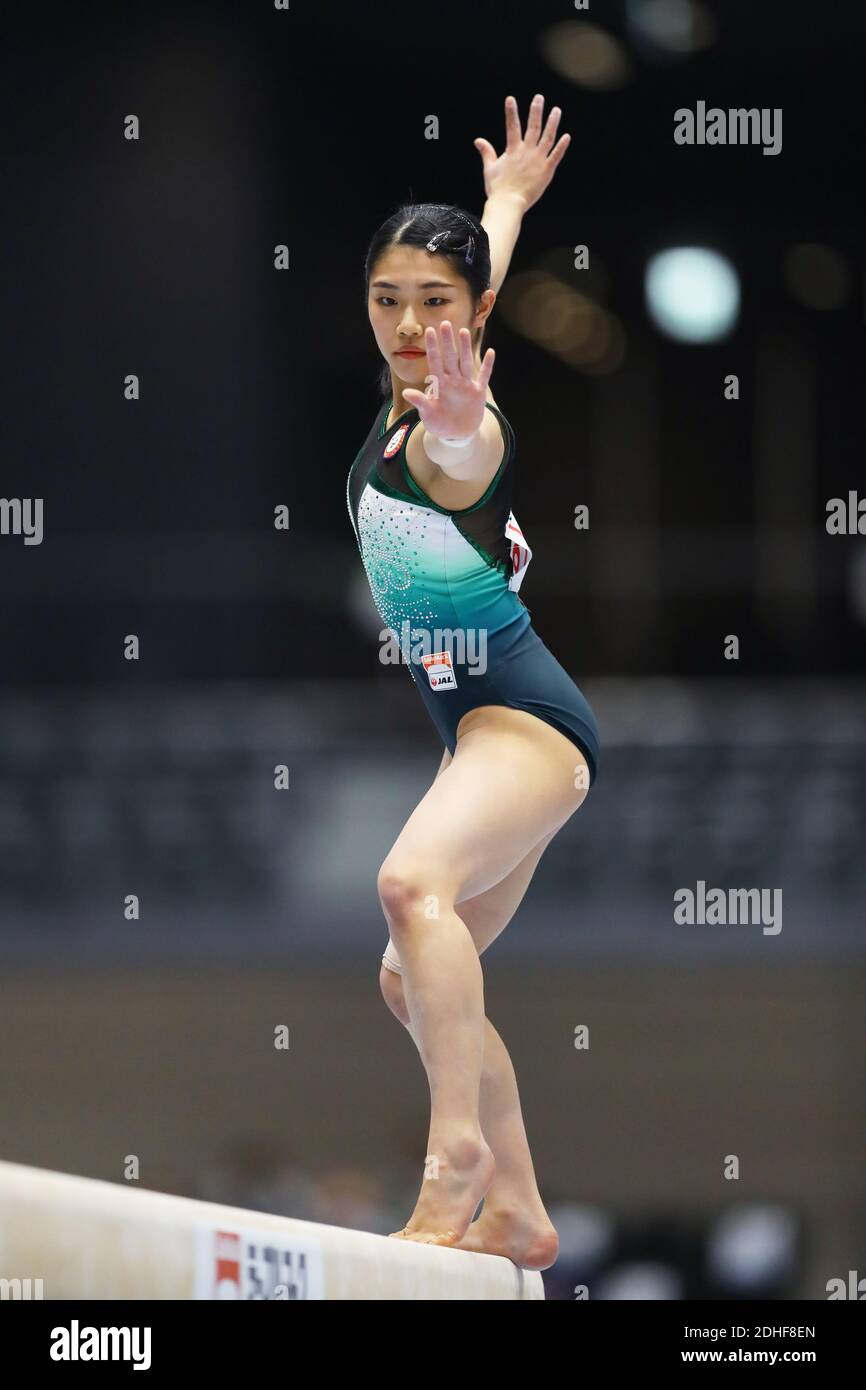 Takasaki Arena, Gunma, Giappone. 10 dicembre 2020. Ayaka Sakaguchi, 10 DICEMBRE 2020 - Ginnastica artistica : il 74a Campionato individuale di Ginnastica artistica femminile all-around Beam preliminare alla Takasaki Arena, Gunma, Giappone. Credit: Naoki Morita/AFLO SPORT/Alamy Live News Foto Stock