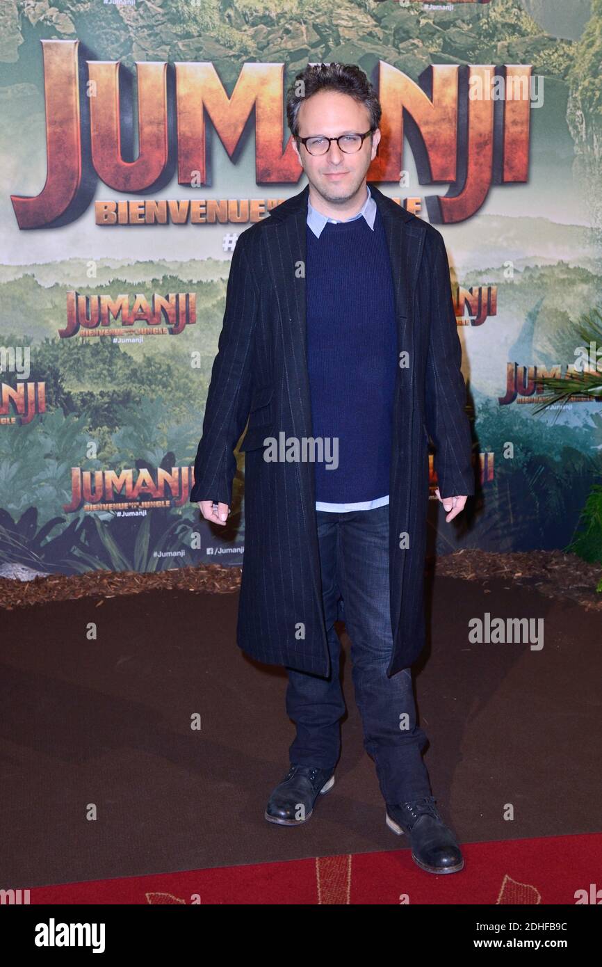 Jake Kasdan al Jumanji : Benvenuti alla Jungle Premiere al Grand Rex Cinema di Parigi, Francia, il 05 dicembre 2017. Foto di Aurore Marechal/ABACAPRESS.COM Foto Stock