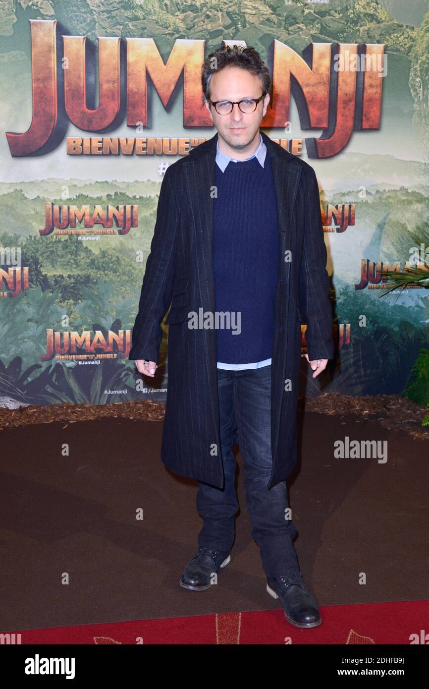 Jake Kasdan al Jumanji : Benvenuti alla Jungle Premiere al Grand Rex Cinema di Parigi, Francia, il 05 dicembre 2017. Foto di Aurore Marechal/ABACAPRESS.COM Foto Stock
