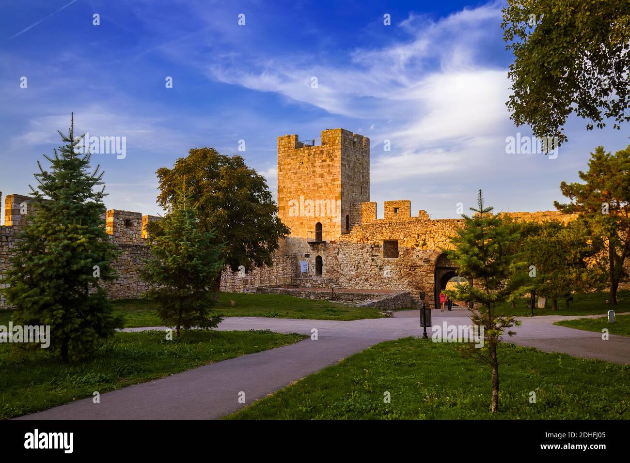 Fortezza di Kalemegdan Beograd - Serbia Foto Stock