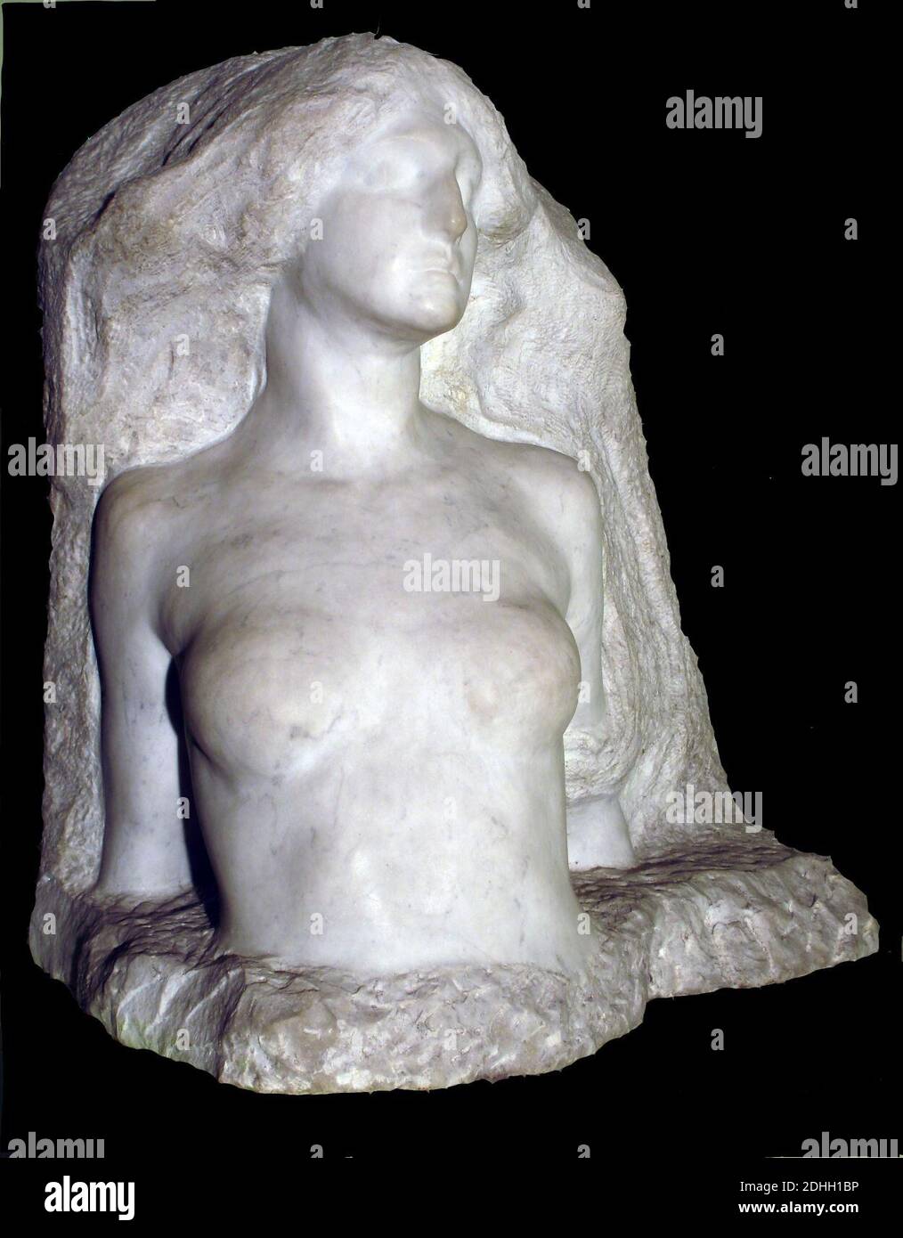 La belleza de la montaña - Leonardo Bistolfi. Foto Stock