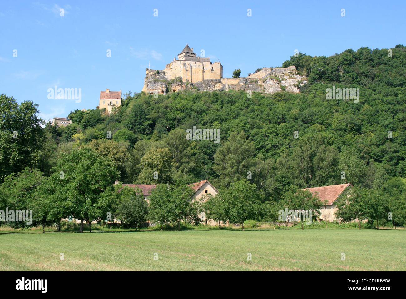 castello di castelnaud-la-chapelle in francia Foto Stock