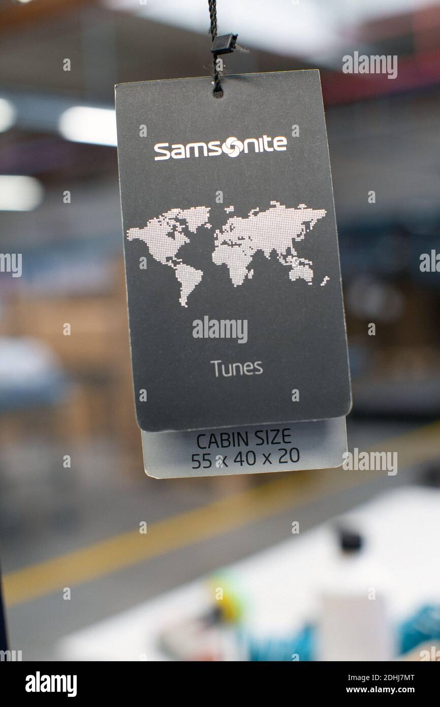 Nuovo stabilimento di assemblaggio di Samsonite a Szekszárd, vicino alla capitale ungherese, Budapest. Foto Stock