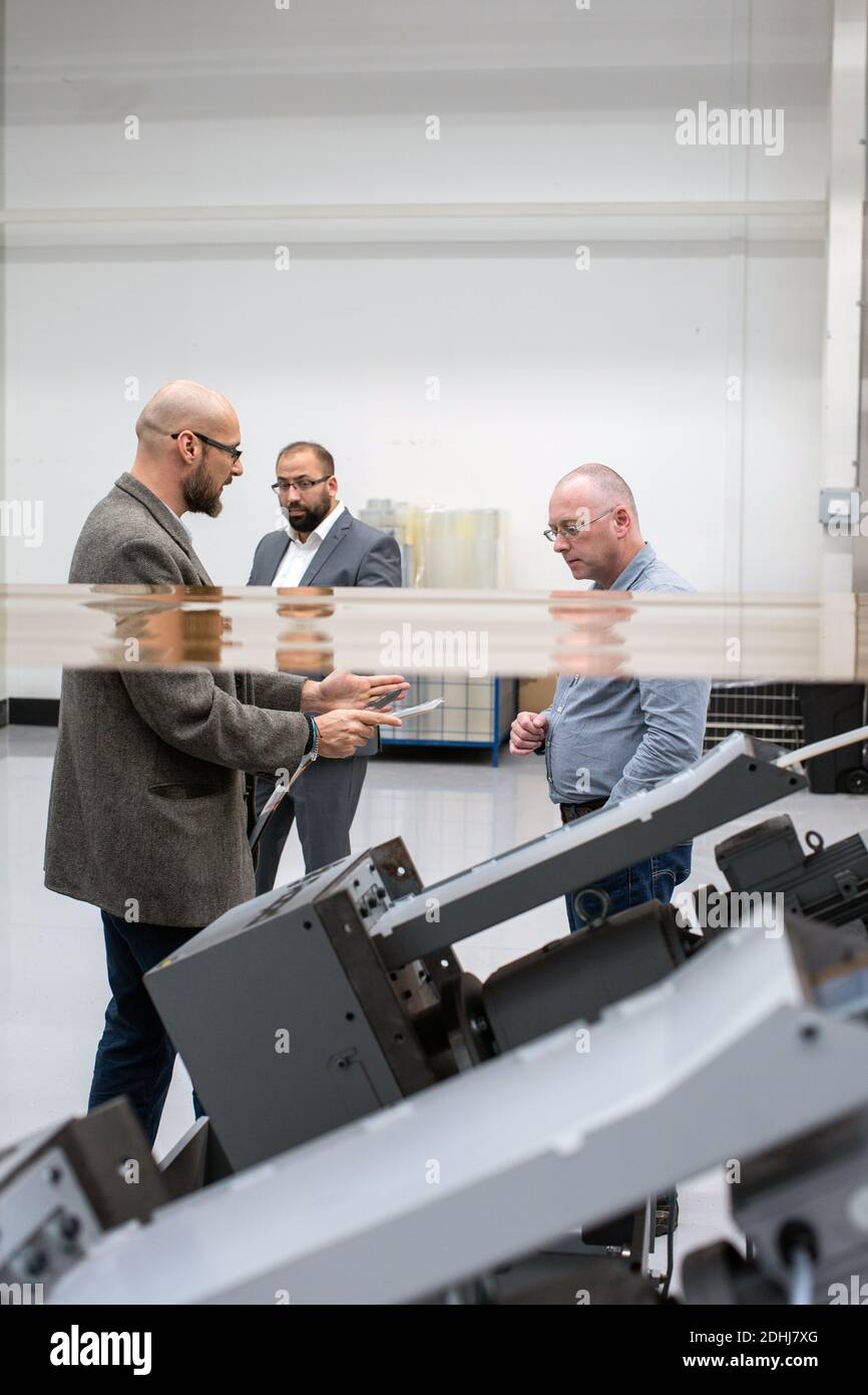 Nuovo stabilimento di assemblaggio di Samsonite a Szekszárd, vicino alla capitale ungherese, Budapest. Foto Stock