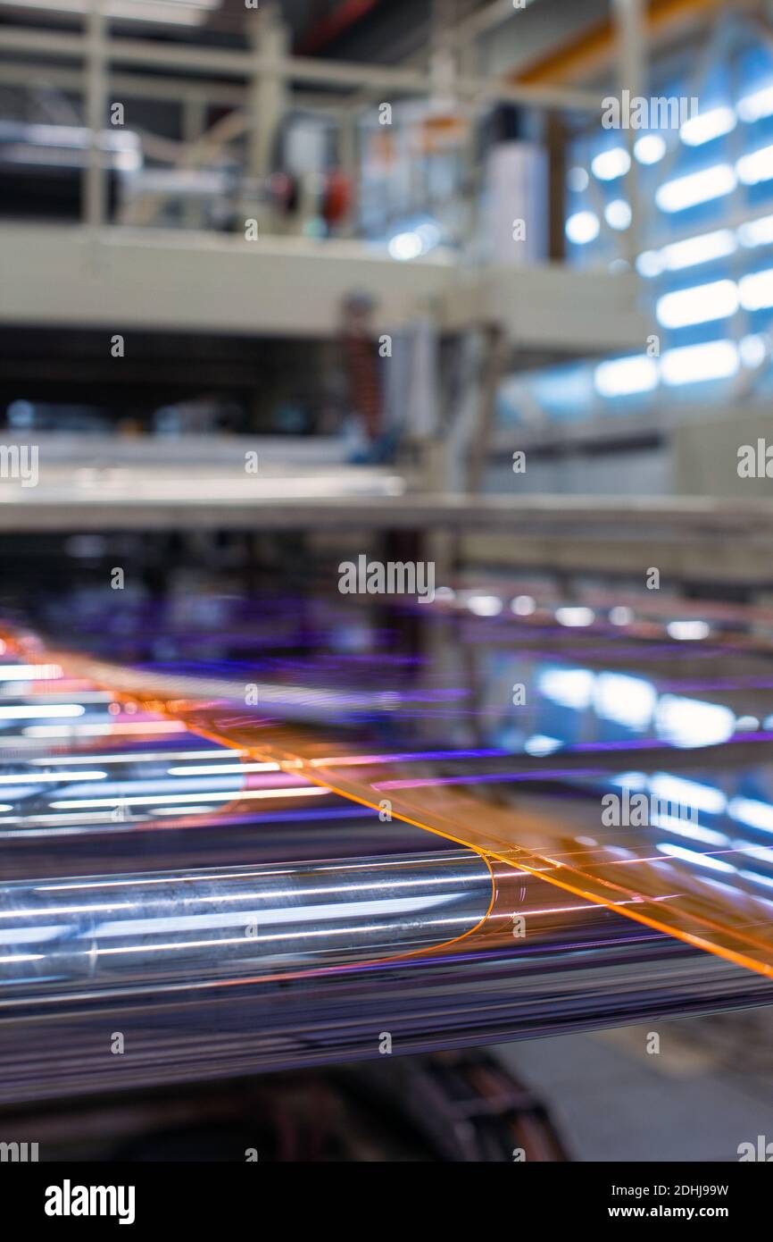 Nuovo stabilimento di assemblaggio di Samsonite a Szekszárd, vicino alla capitale ungherese, Budapest. Foto Stock