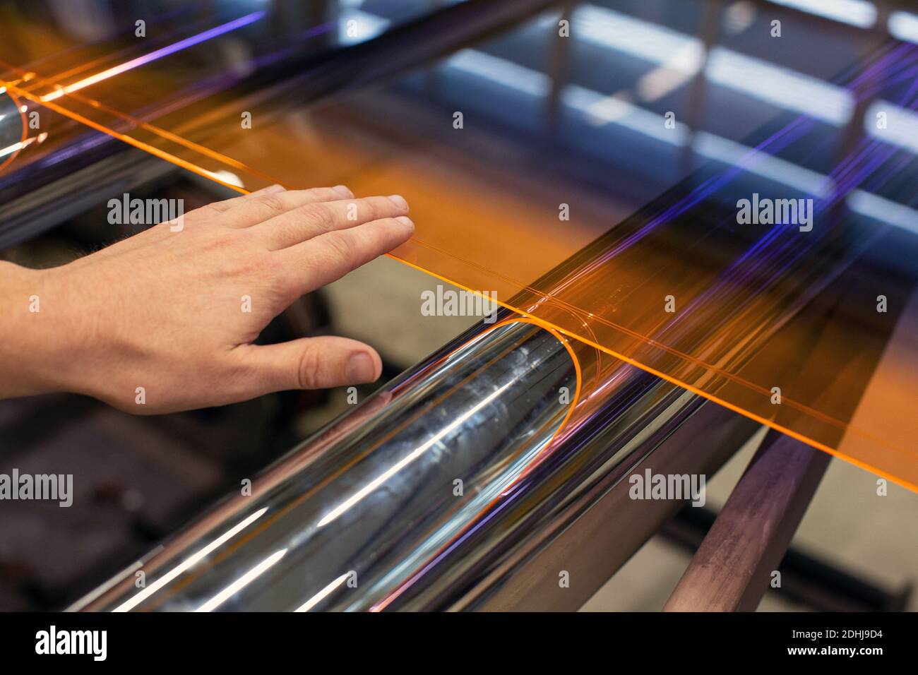 Nuovo stabilimento di assemblaggio di Samsonite a Szekszárd, vicino alla capitale ungherese, Budapest. Foto Stock