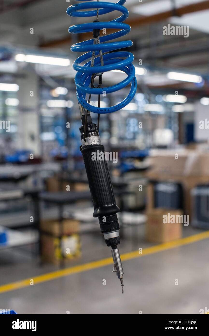 Nuovo stabilimento di assemblaggio di Samsonite a Szekszárd, vicino alla capitale ungherese, Budapest. Foto Stock