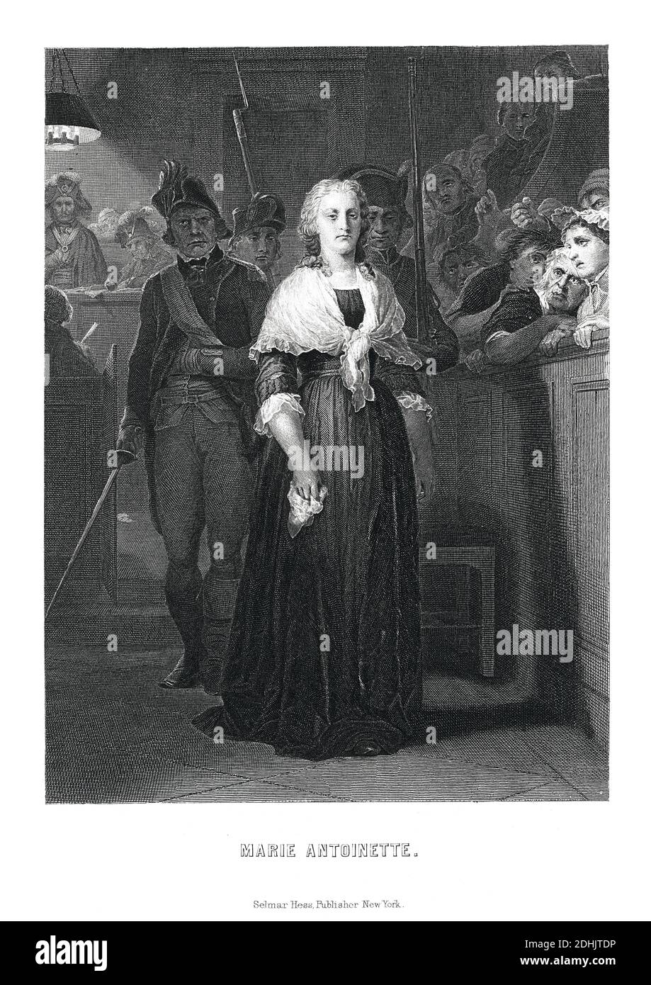 Center Maria Antonietta (2 novembre 1755 – 16 ottobre 1793), arduchessa d'Austria, fu Dauphine di Francia dal 1770 Foto Stock
