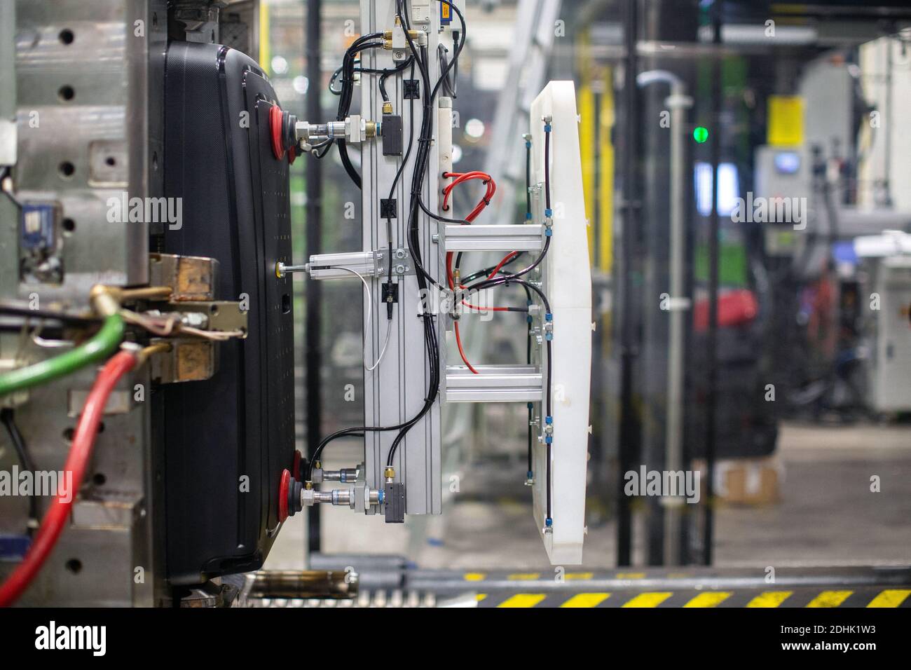 Stabilimento di produzione di Samsonite a Oudenaarde, Belgio Foto Stock