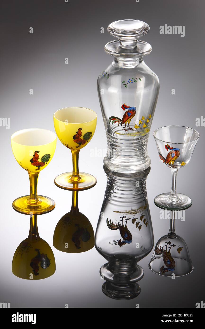 British Glass Foundation Glass Collection Foto Stock