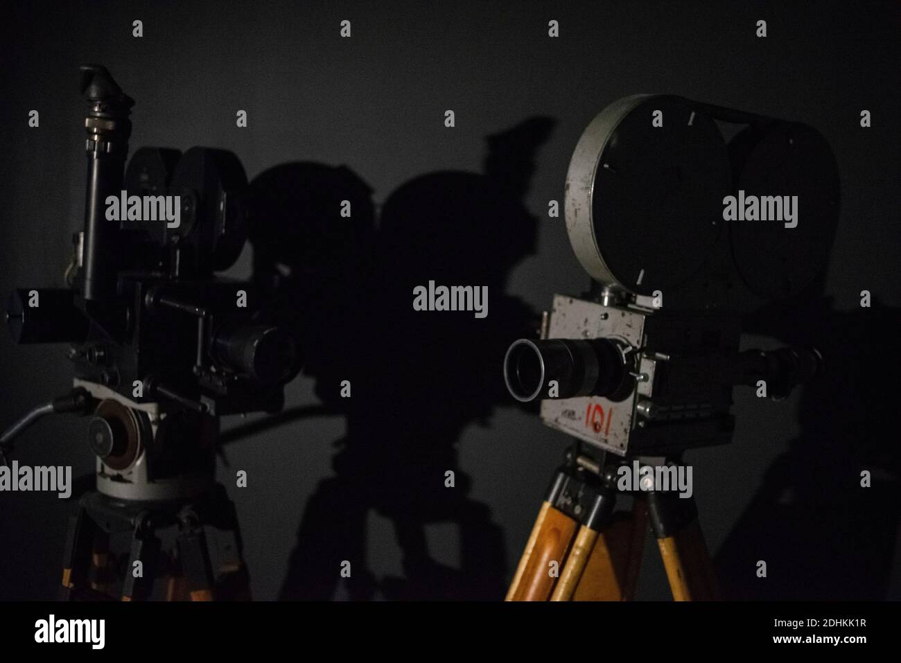 Centro Dovzhenko a Kiev, Ucraina. Il Centro Nazionale Oleksandr Dovzhenko (Centro Dovzhenko) è il più grande Archivio di Stato ucraino. Conserva più di 5000 titoli di film ucraini, russi, europei e americani del 1910. L'attività del centro è incentrata sulla conservazione, il restauro, la ricerca e l'aumento del National ucraine Film Fund. Foto Stock