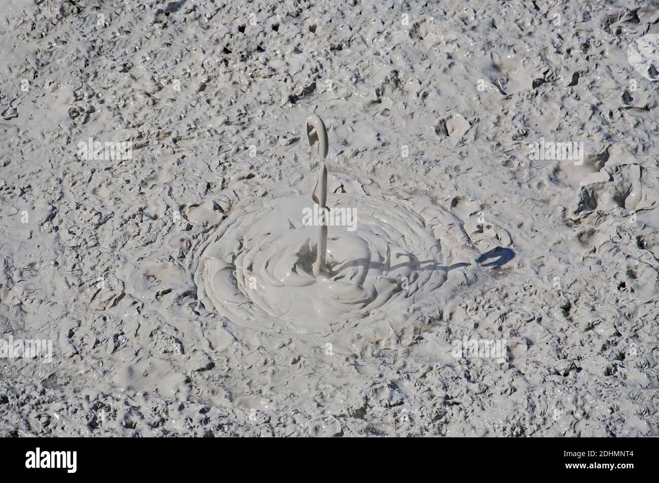 Piscine di fanghi caldi, Waiotapu, vicino a Rotorua, Baia di Planty Regione, Isola del nord, Nuova Zelanda Foto Stock