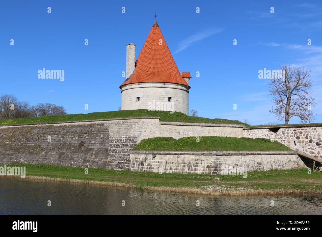 Torre del Castello - Kuressaare, Contea di Saare, Estonia Foto Stock