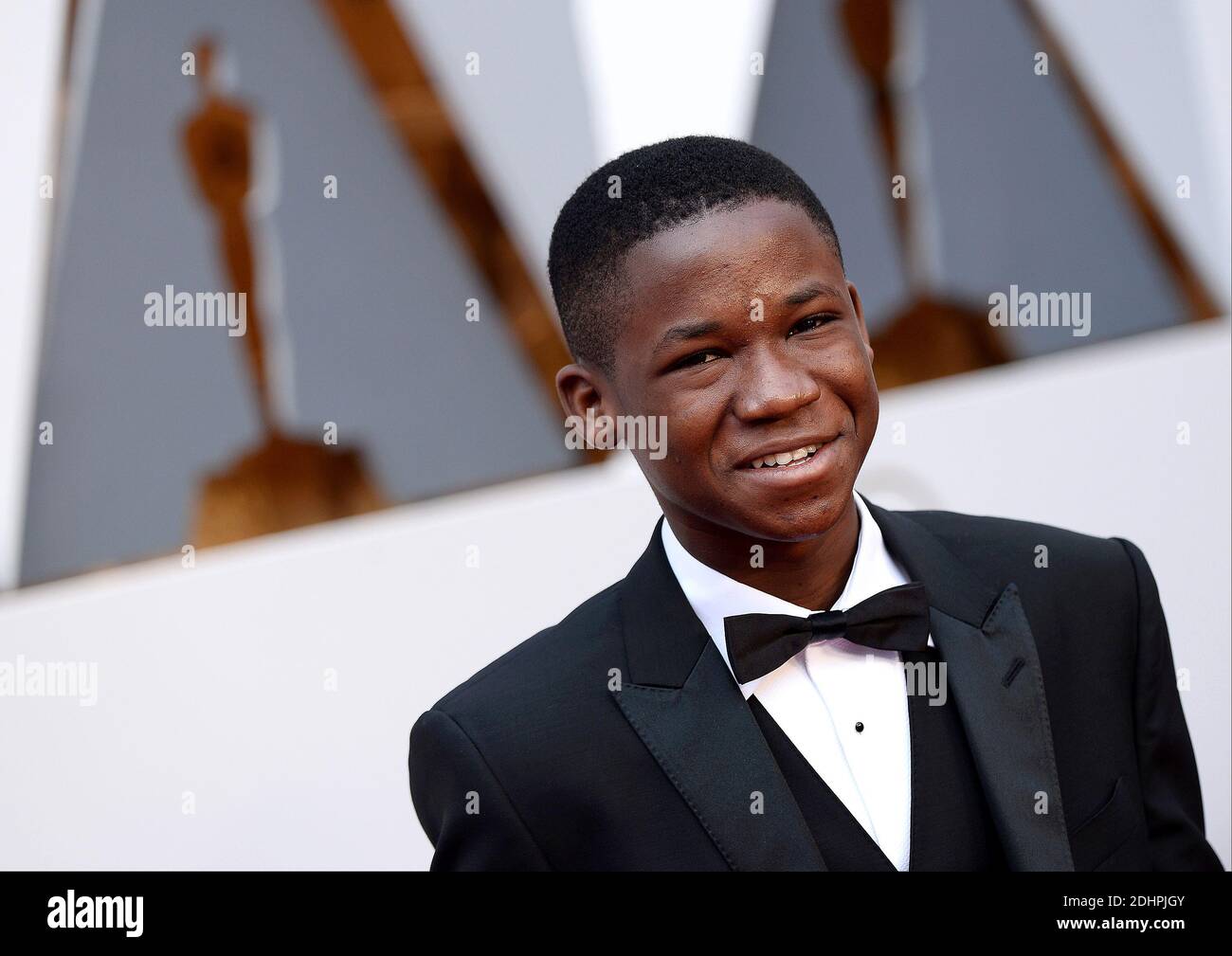 Abraham Attah partecipa all'ottantottesimo Academy Awards a Los Angeles, California, USA, 28 febbraio 2016. Foto di Lionel Hahn/ABACAPRESS.COM Foto Stock