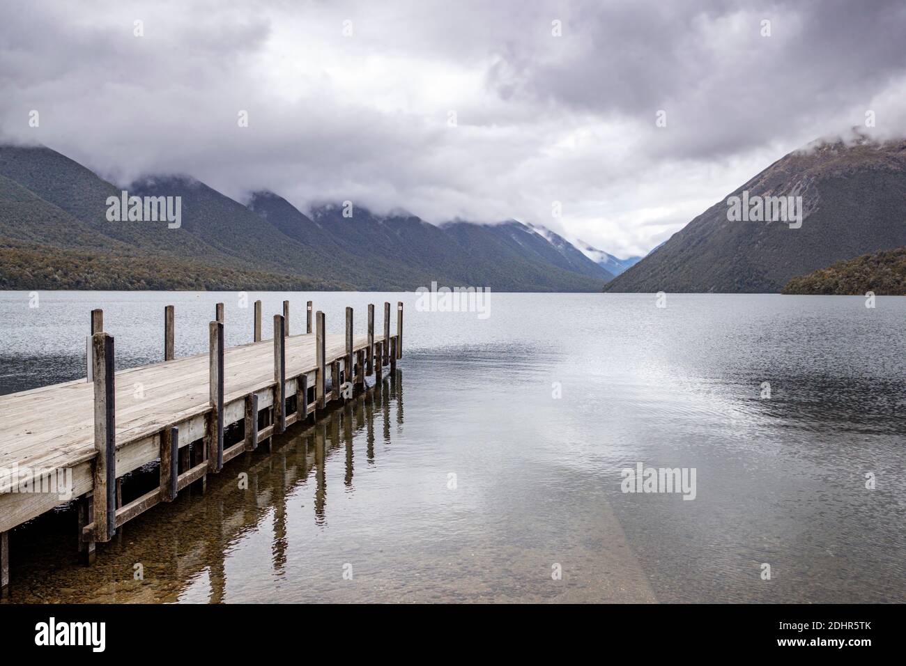 Lago Rotoiti, Saint Arnaud, Nelson, Tasman, Nuova Zelanda, Sabato, Novembre 21, 2020. Foto Stock