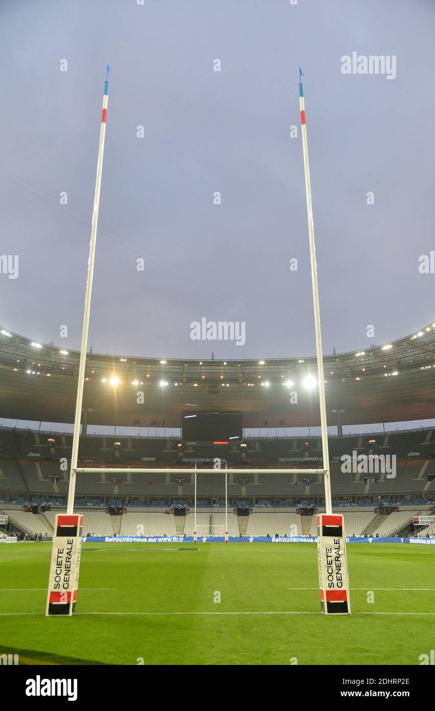 Atmosfera durante la partita RBS Six Nations Championship 2016 Rugby Union, Francia contro Inghilterra allo Stade de France a Saint-Denis sobborgo di Parigi, Francia, il 19 marzo 2016. Foto di Christian Liegi/ABACAPRESS.COM Foto Stock
