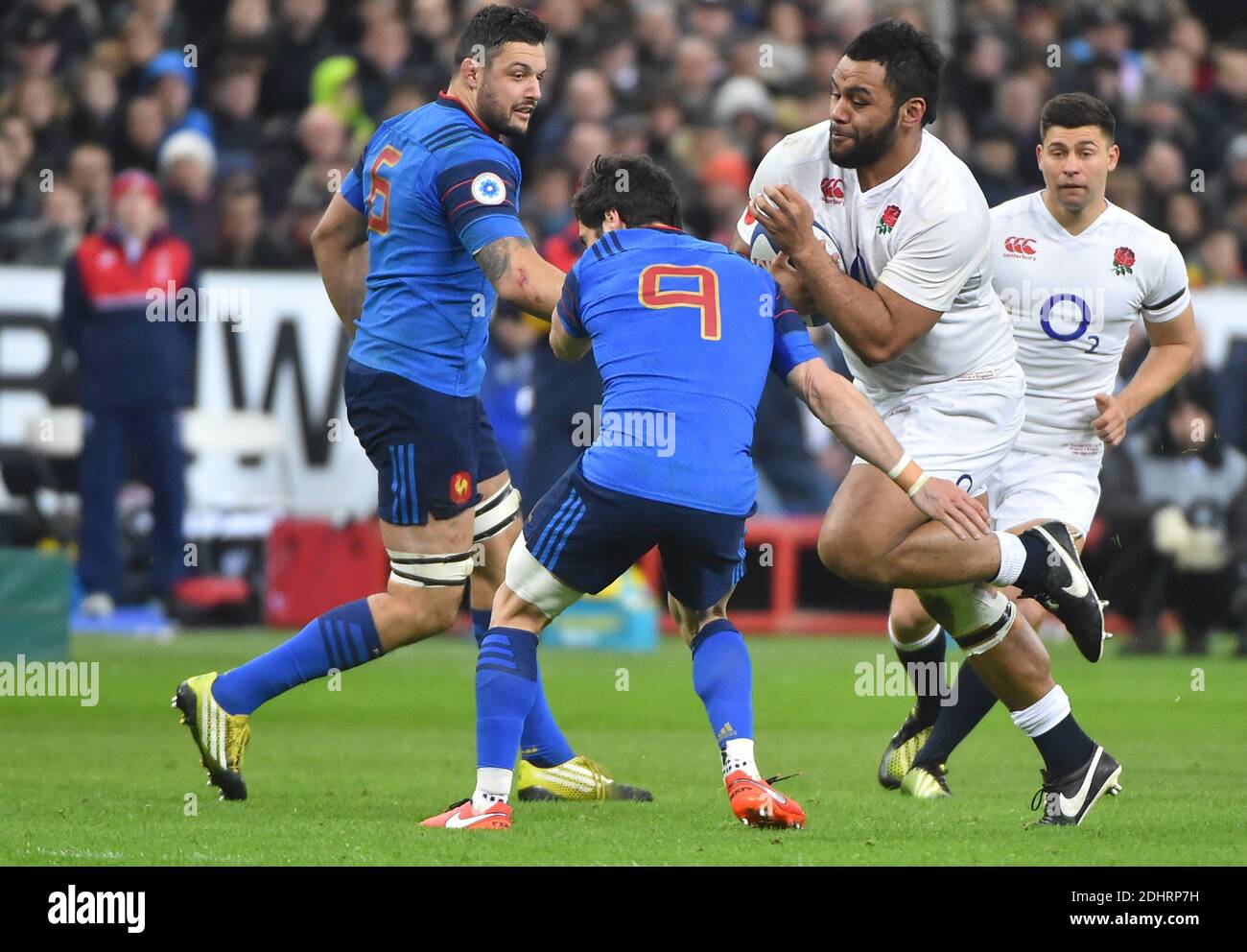 Inghilterra durante la partita RBS Six Nations Championship 2016 Rugby Union, Francia contro Inghilterra allo Stade de France a Saint-Denis sobborgo di Parigi, Francia, il 19 marzo 2016. Foto di Christian Liegi/ABACAPRESS.COM Foto Stock