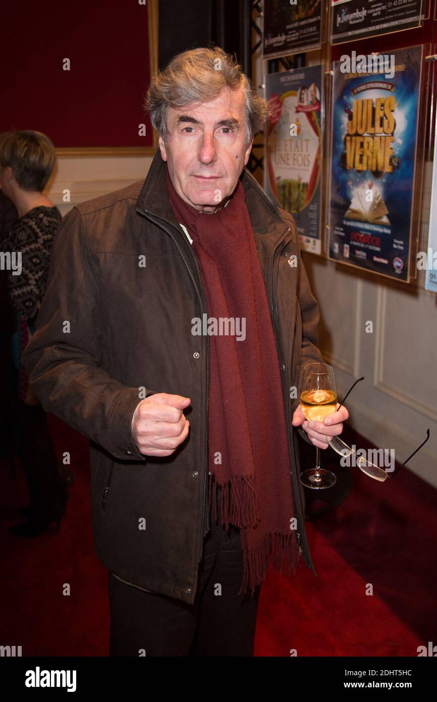 BERNARD MENEZ - CONFERENCE DE RENTREE DES THEATRES 2EME PARTIE DE LA SAISON 2015-2016 AU THEATRE DE PARIS PHOTO BY Nasser Berzane/ABACAPRESS.COM Foto Stock