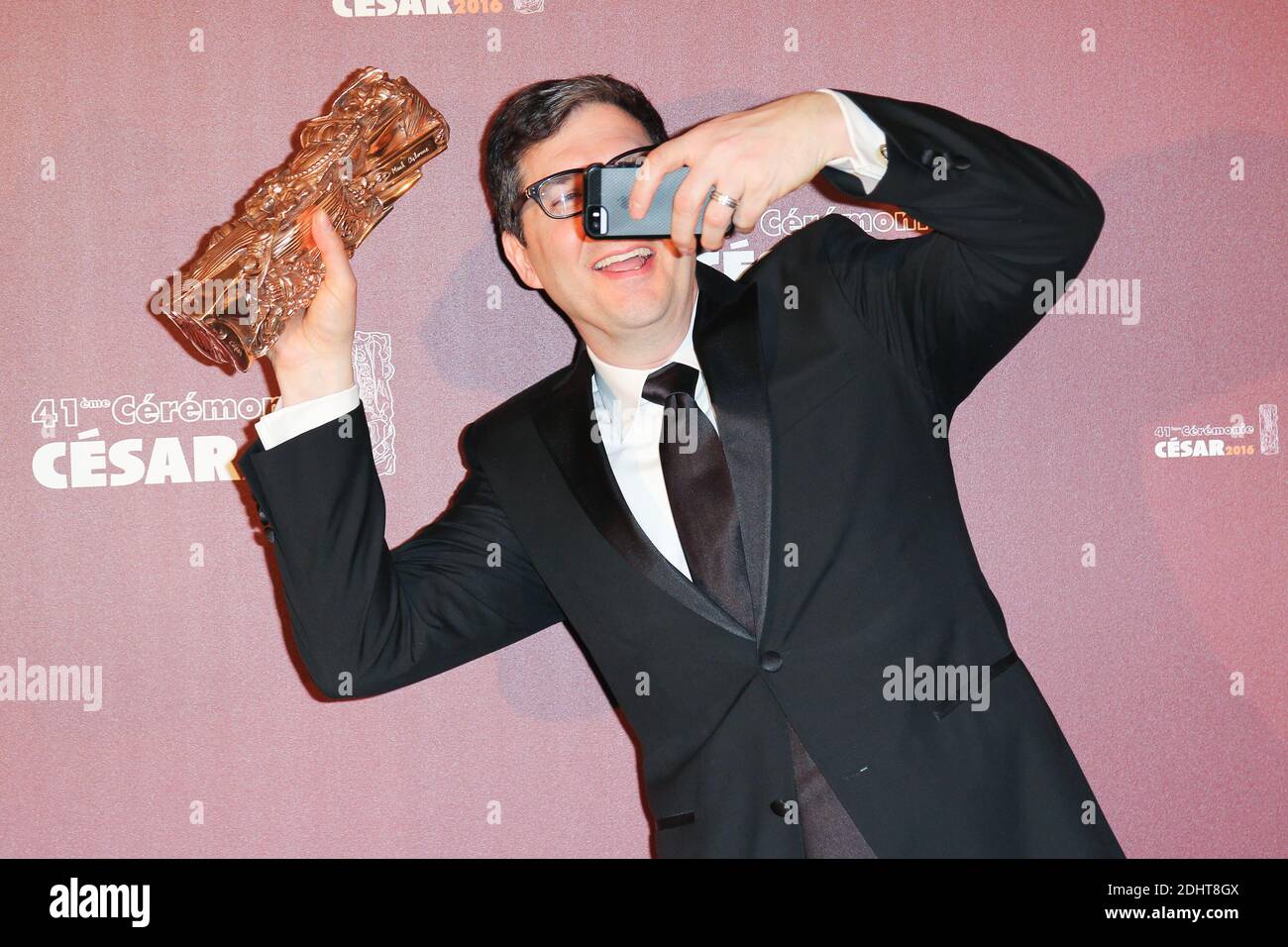 MARK OSBORNE MEILLEUR FILM D'ANIMATION POUR 'LE PETIT PRINCE' - 41EME CEREMONIE DES CESAR 2016 AU THEATRE DU CHATELET FOTO Di Nasser Berzane/ABACAPRESS.COM Foto Stock