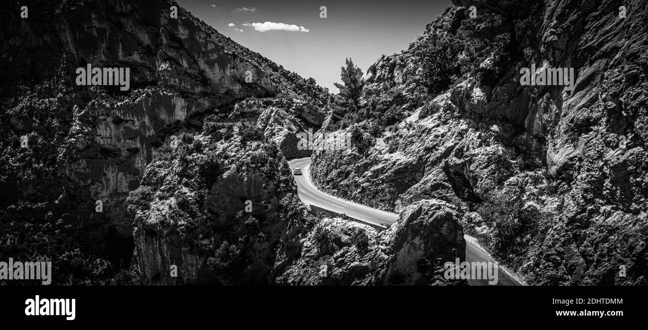 Meravigliosa natura della Francia - il Canyon di Verdon Foto Stock