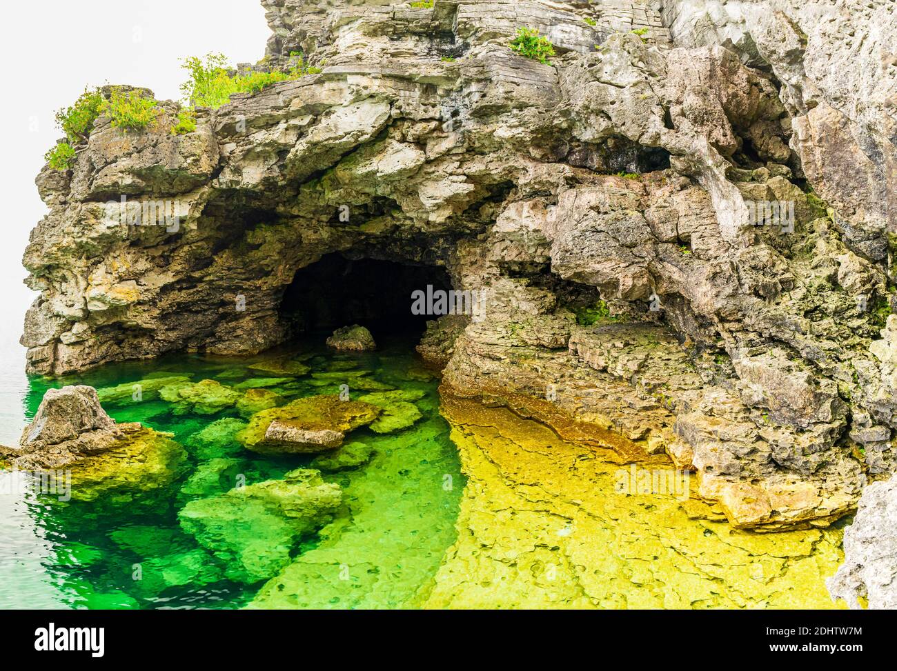 The Grotto Caves Bruce Peninsula National Park Tobermory Ontario Canada Foto Stock