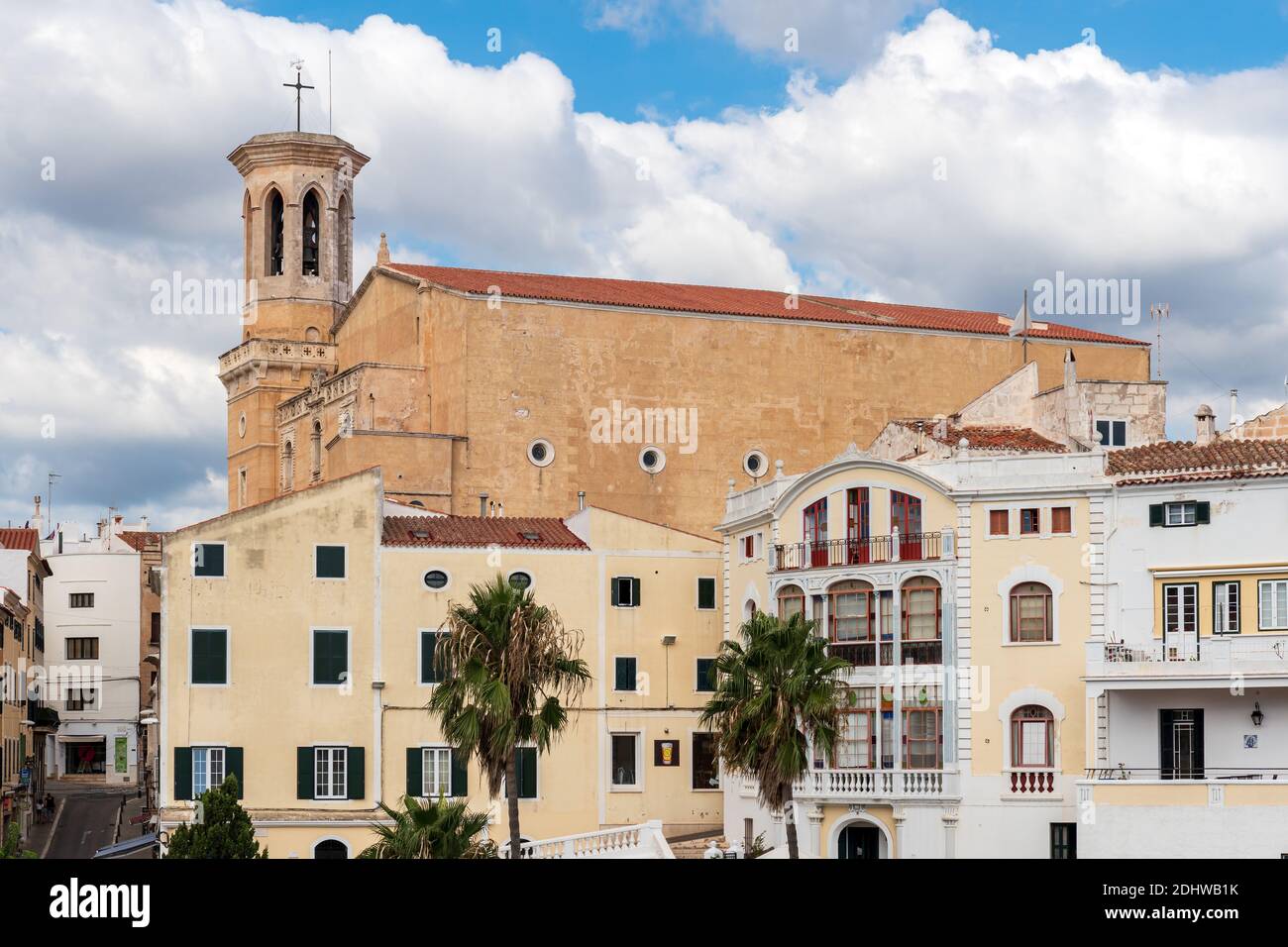 Iglesia Santa Maria a Mahon - Minorca, Baleares, Spagna Foto Stock