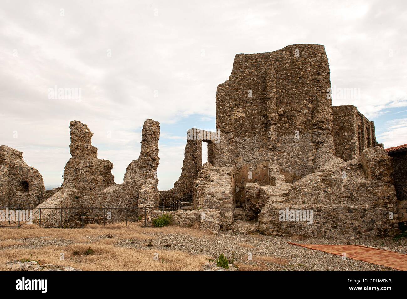 Italia Calabria - Squillace - il castello Foto Stock