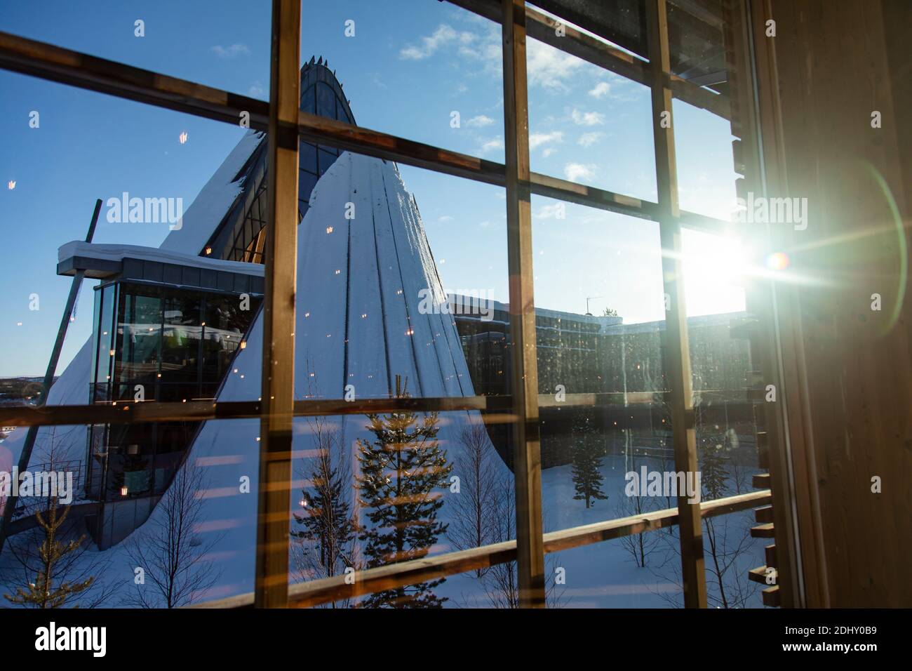 Karasjok, Lapponia, Norvegia - 3 marzo 2020: Parlamento Sami a Karasjok. Foto Stock