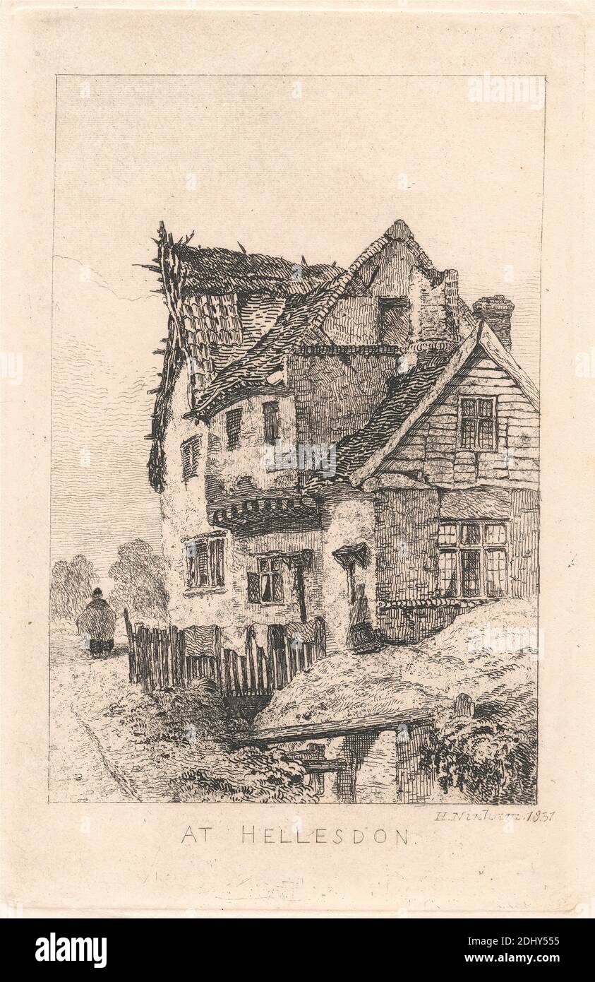 A Hellesdon, Henry Ninham, 1793–1874, British, 1831 Foto Stock