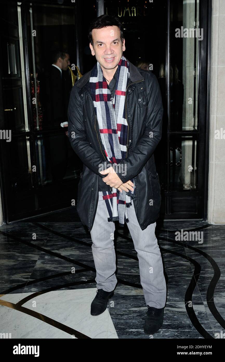 Jean-Felix Lalanne assiste a la 'Soiree Guitar Tribute de Jean-Pierre Danel' a l'hotel le Burgundy a Paris, France le 07 Avril 2016. Foto di Aurore Marechal/ABACAPRESS.COM Foto Stock