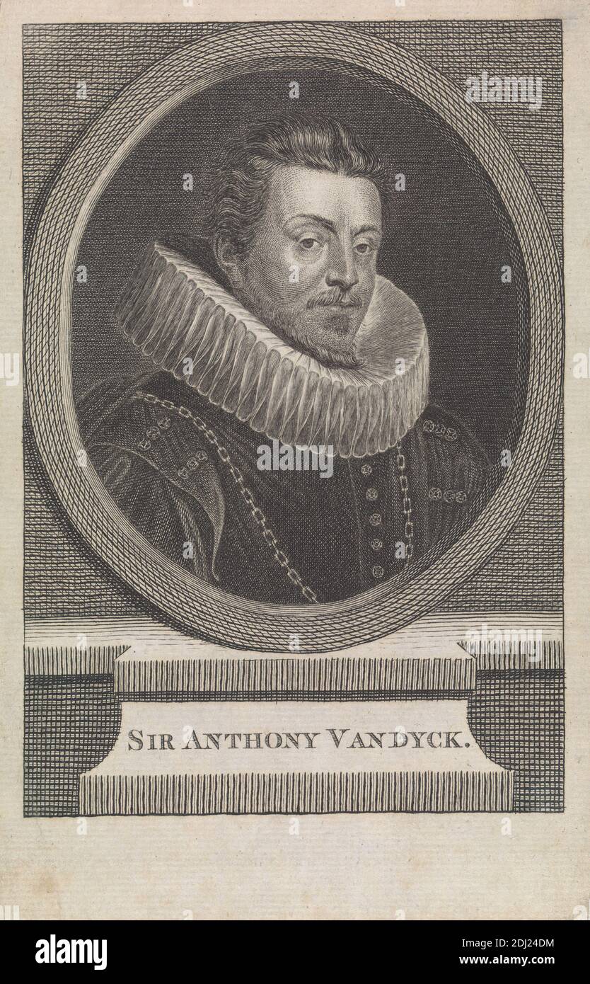 Sir Anthony Vandyck, dopo? artista sconosciuto, xvii secolo, non datato Foto Stock