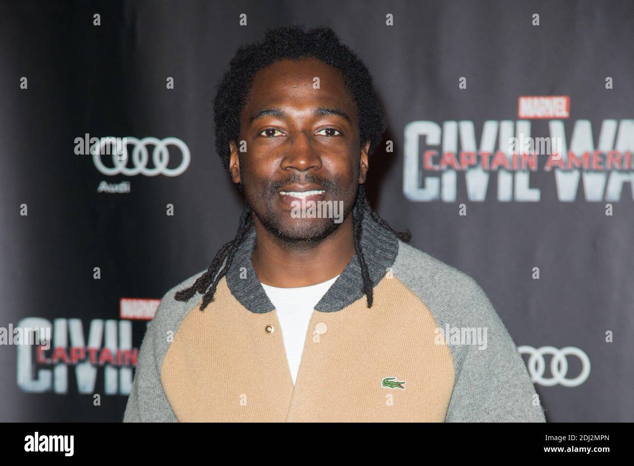 NOOM DIAWARA - PREMIERE DU FILM 'CAPTAIN AMERICA : GUERRA CIVILE' AU GRAND REX, PARIGI, 18/04/2016 FOTO DI NASSER BERZANE/ABACAPRESS.COM Foto Stock