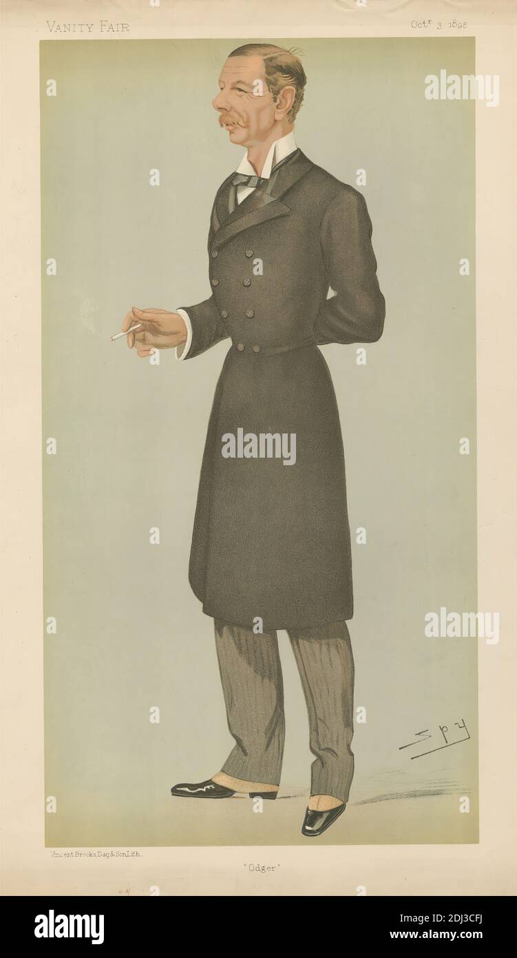 Vanity Fair - esploratori e inventori. "Odger". Generale Colville. 3 ottobre 1895, Leslie Matthew 'Sty' Ward, 1851–1922, British, 1895, Chromolithograph Foto Stock