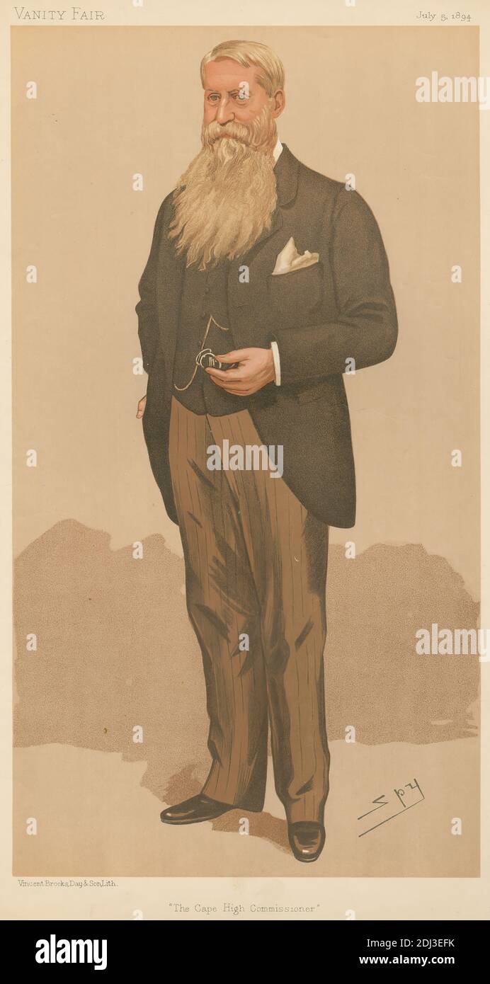 Politici - Vanity Fair. "L'Alto Commissario Capo". Sir Henry Brougham Loch. 5 luglio 1894, Leslie Matthew 'Sty' Ward, 1851–1922, British, 1894, Chromolithograph Foto Stock