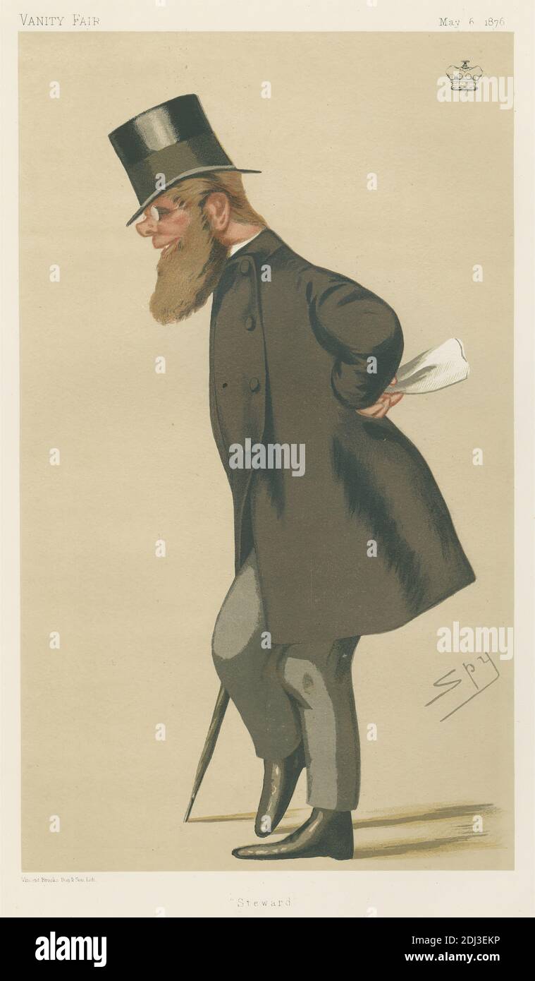 Politici - Vanity Fair. "Fase". Viscount Midleton. 6 maggio 1876, Leslie Matthew 'Sty' Ward, 1851–1922, British, 1876, Chromolithograph Foto Stock
