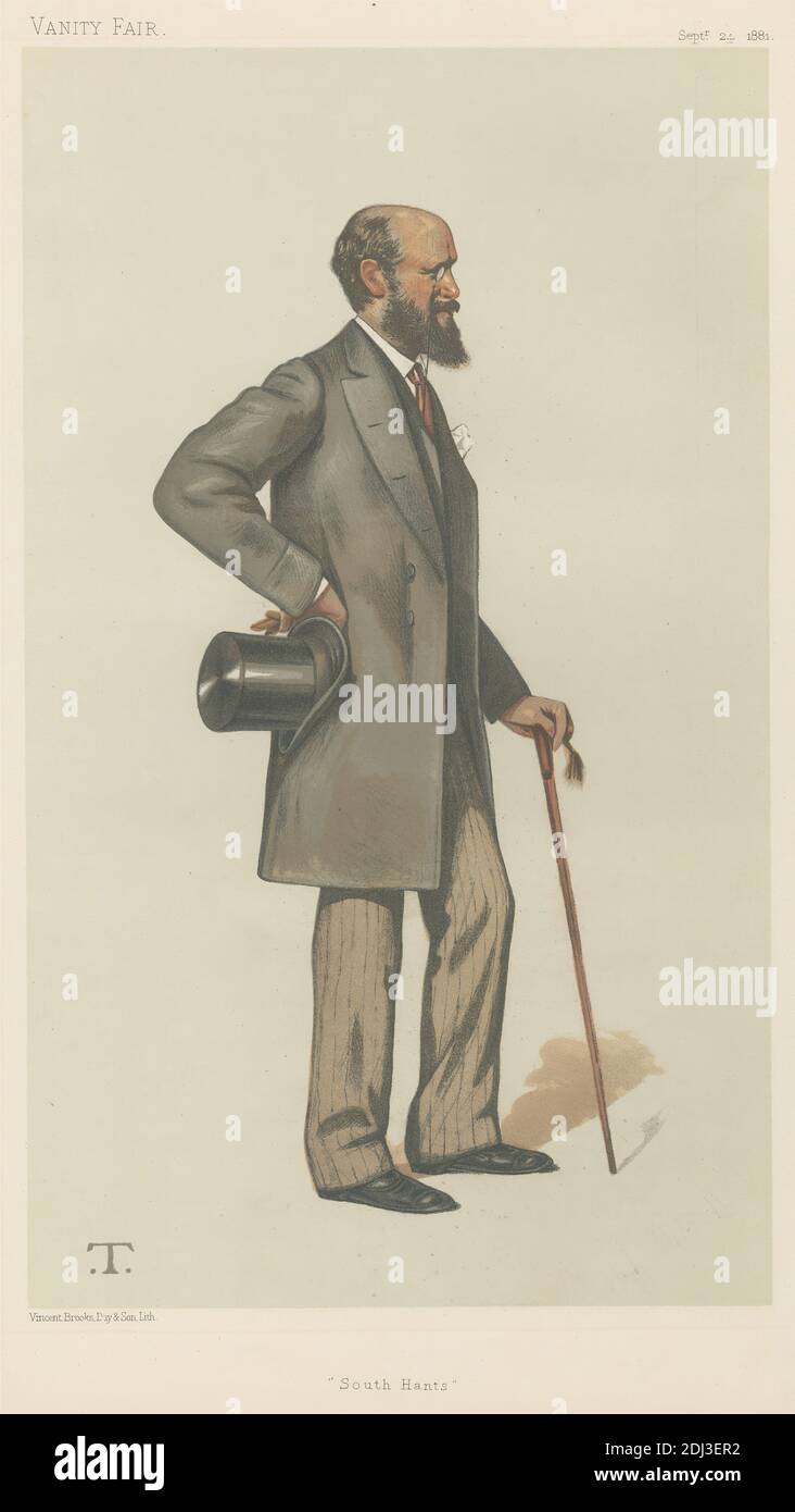 Politici - Vanity Fair. 'Pantaloni di South.' Lord Henry John Montagu-Douglas-Scott. 24 settembre 1881, Theobald Chartran, 1849–1907, francese, 1881, Chromolithograph Foto Stock