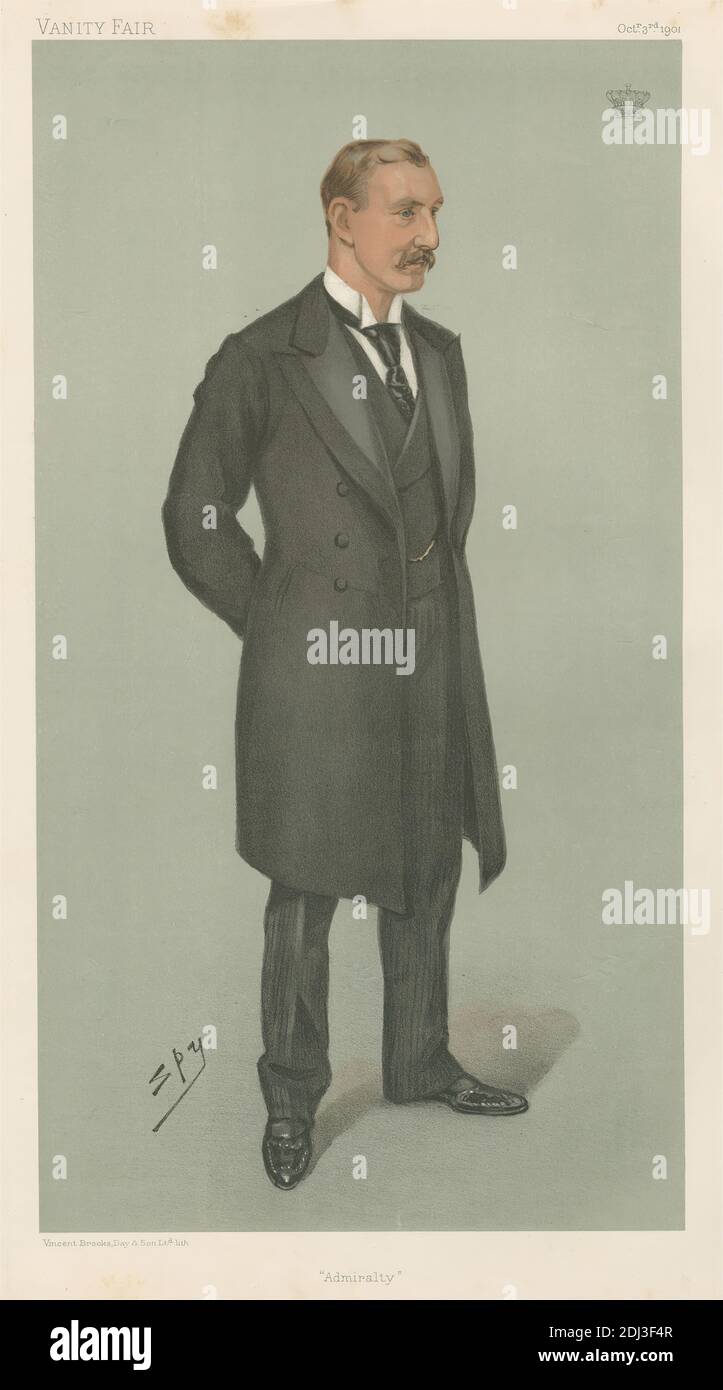 Politici - Vanity Fair. 'Ammiralità' il conte di Selborne. 3 ottobre 1901, Leslie Matthew 'Sty' Ward, 1851–1922, British, 1901, Chromolithograph Foto Stock